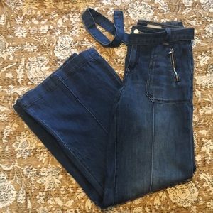 Anthropologie wide leg denim